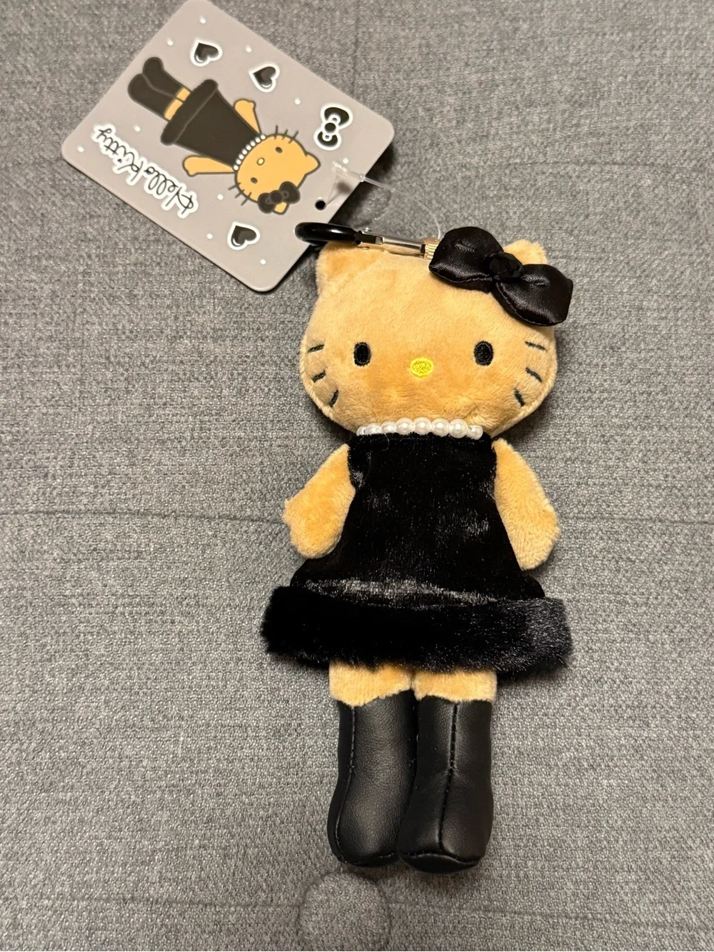 Hello Kitty GOGO GAL collection Style Up Mascot Plush Doll Black